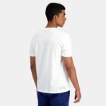 Clothing HVDBF201 Men Le Coq Sportif T-Shirt White - Image 10
