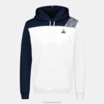 Clothing HVDBF20 Men Le Coq Sportif Hooded Sweatshirt White - Image 2