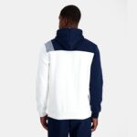 Clothing HVDBF20 Men Le Coq Sportif Hooded Sweatshirt White - Image 4