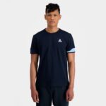 Clothing HVDBF210 Men Le Coq Sportif T-Shirt Blue