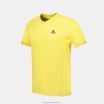 Clothing HVDBF211 Men Le Coq Sportif T-Shirt Yellow - Image 6
