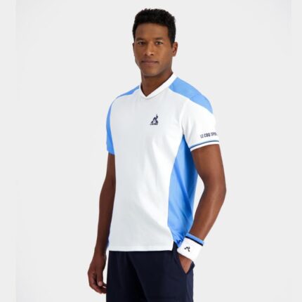 Clothing HVDBF212 Men Le Coq Sportif T-Shirt White