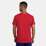 Clothing HVDBF213 Men Le Coq Sportif T-Shirt Red - Image 4