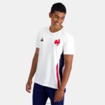 Clothing HVDBF215 Men Le Coq Sportif T-Shirt White