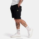 Clothing HVDBF223 Men Le Coq Sportif Shorts Black