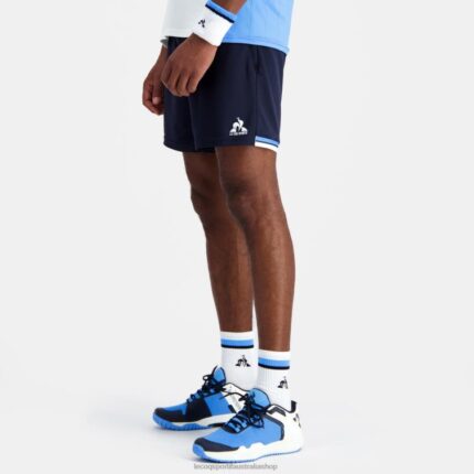 Clothing HVDBF229 Men Le Coq Sportif Shorts Blue