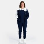 Clothing HVDBF22 Men Le Coq Sportif Hooded Sweatshirt With Zip Blue - Image 9