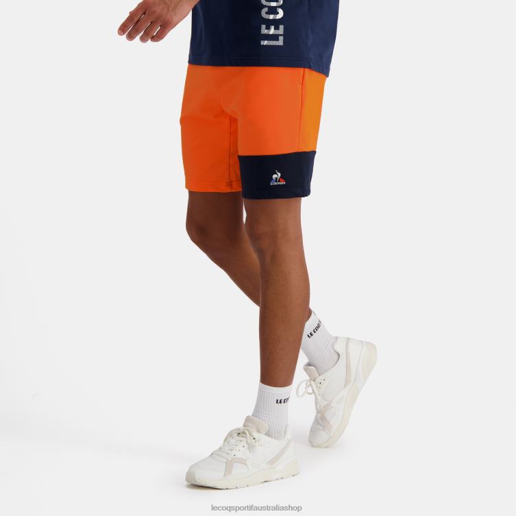 Clothing HVDBF231 Men Le Coq Sportif Shorts Orange - Image 1