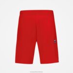 Clothing HVDBF233 Men Le Coq Sportif Shorts Red - Image 2