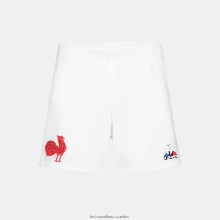 Clothing HVDBF235 Men Le Coq Sportif Replica Short - Xv De France White - Image 2