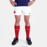 Clothing HVDBF235 Men Le Coq Sportif Replica Short - Xv De France White
