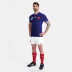 Clothing HVDBF235 Men Le Coq Sportif Replica Short - Xv De France White - Image 5