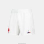 Clothing HVDBF235 Men Le Coq Sportif Replica Short - Xv De France White - Image 6
