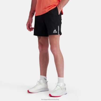 Clothing HVDBF237 Men Le Coq Sportif Shorts Black