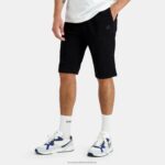 Clothing HVDBF243 Men Le Coq Sportif Shorts Black