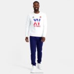 Clothing HVDBF26 Men Le Coq Sportif Sweatshirt - Xv De France White - Image 5