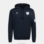 Clothing HVDBF29 Men Le Coq Sportif Hooded Sweatshirt Blue - Image 2