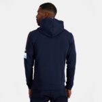 Clothing HVDBF29 Men Le Coq Sportif Hooded Sweatshirt Blue - Image 4