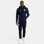 Clothing HVDBF29 Men Le Coq Sportif Hooded Sweatshirt Blue - Image 5