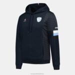 Clothing HVDBF29 Men Le Coq Sportif Hooded Sweatshirt Blue - Image 6