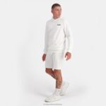 Clothing HVDBF2 Men Le Coq Sportif Hooded Sweatshirt White - Image 3