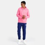Clothing HVDBF30 Men Le Coq Sportif Hooded Sweatshirt Pink - Image 5
