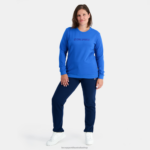Clothing HVDBF311 Women Le Coq Sportif Sweatshirt Blue - Image 2