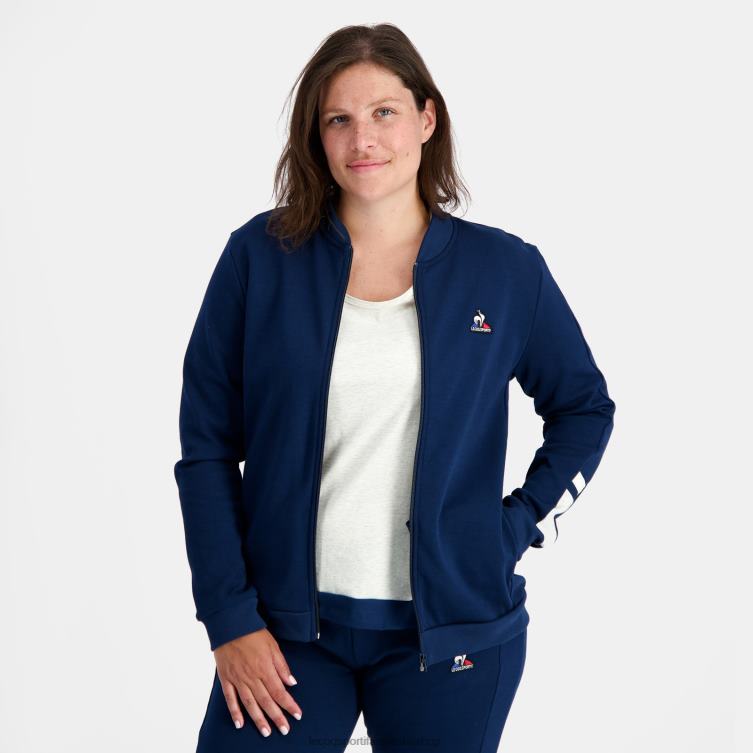 clothing_hvdbf312_women_le_coq_sportif_sweatshirt_blue.jpg Clothing HVDBF312 Women Le Coq Sportif Sweatshirt Blue - Image 1