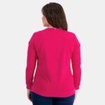 Clothing HVDBF313 Women Le Coq Sportif Sweatshirt Red - Image 4