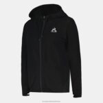 Clothing HVDBF316 Women Le Coq Sportif Hooded Sweatshirt With Zip Black - Image 6