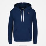 Clothing HVDBF317 Women Le Coq Sportif Hooded Sweatshirt Blue - Image 2
