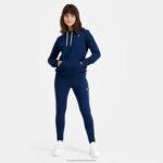 Clothing HVDBF317 Women Le Coq Sportif Hooded Sweatshirt Blue - Image 6