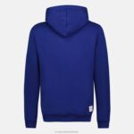 Clothing HVDBF31 Men Le Coq Sportif Hooded Sweatshirt Blue - Image 3