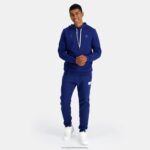 Clothing HVDBF31 Men Le Coq Sportif Hooded Sweatshirt Blue - Image 5