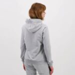 Clothing HVDBF320 Women Le Coq Sportif Hooded Sweatshirt Grey - Image 5