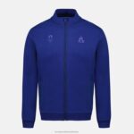 Clothing HVDBF32 Men Le Coq Sportif Zipped Sweatshirt Blue - Image 2