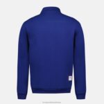 Clothing HVDBF32 Men Le Coq Sportif Zipped Sweatshirt Blue - Image 3