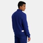 Clothing HVDBF32 Men Le Coq Sportif Zipped Sweatshirt Blue - Image 4