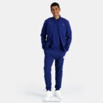 Clothing HVDBF32 Men Le Coq Sportif Zipped Sweatshirt Blue - Image 5