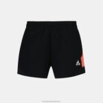 Clothing HVDBF332 Women Le Coq Sportif Shorts Black - Image 2