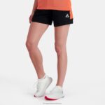 Clothing HVDBF332 Women Le Coq Sportif Shorts Black