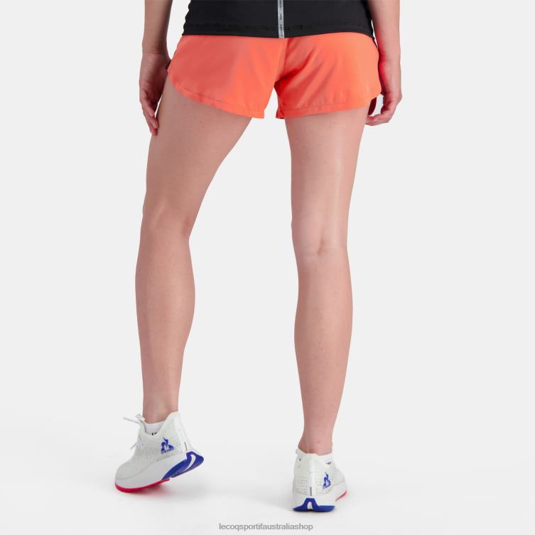 Clothing HVDBF333 Women Le Coq Sportif Shorts Orange - Image 4