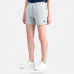 Clothing HVDBF337 Women Le Coq Sportif Shorts Grey