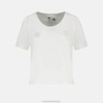 Clothing HVDBF341 Women Le Coq Sportif T-Shirt White - Image 2
