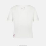 Clothing HVDBF341 Women Le Coq Sportif T-Shirt White - Image 3