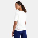 Clothing HVDBF341 Women Le Coq Sportif T-Shirt White - Image 4