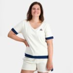 Clothing HVDBF346 Women Le Coq Sportif T-Shirt Multicoloured