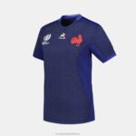 Clothing HVDBF349 Women Le Coq Sportif Replica Jersey Xv De France - Rugby World Cup 2023 Blue - Image 5