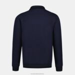 Clothing HVDBF34 Men Le Coq Sportif Zipped Sweatshirt Blue - Image 3