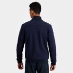Clothing HVDBF34 Men Le Coq Sportif Zipped Sweatshirt Blue - Image 4